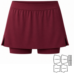 Fashion sewing patterns for UNIFORMS Skirts Skirt Leggings 7646